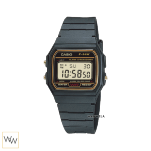 Casio F-91WG-9 นาฬิกาดิจิตอล กันน้ำ มีไฟ LED และนาฬิกาปลุก