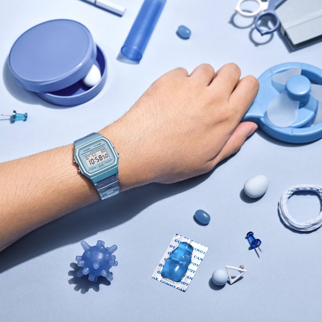Casio F-91WS นาฬิกาดิจิตอลใสสำหรับผู้หญิงและผู้ชาย ยูนิเซ็กส์