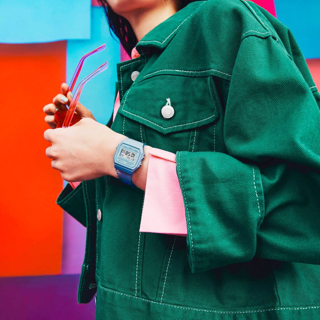 Casio F-91WS นาฬิกาดิจิตอลใสสำหรับผู้หญิงและผู้ชาย ยูนิเซ็กส์
