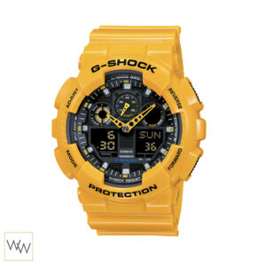 นาฬิกา G-Shock GA-100A-9A ใส่เล่นกีฬา ลุยน้ำลุยฝนได้