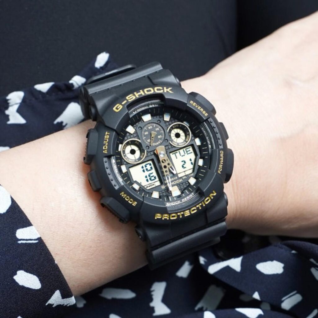 นาฬิกา GA-100GBX-1A9 ใส่เล่นกีฬา ลุยน้ำลุยฝนได้