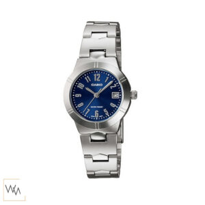 นาฬิกาข้อมือผู้หญิง Casio รุ่น LTP-1241D-2A2 หน้าปัดสีน้ำเงิน สายสแตนเลส ดีไซน์เรียบหรู ใส่ง่ายทุกวัน