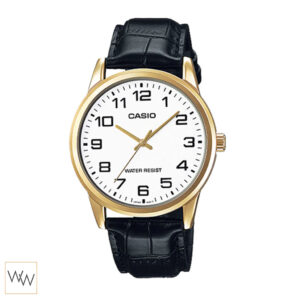 นาฬิกา Casio รุ่น MTP-V001GL-7B ผู้ชาย สายดำ