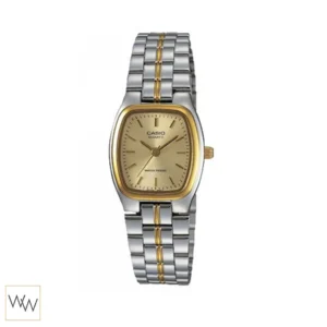 นาฬิกา Casio ผู้หญิง LTP-1169G-9ARDF นาฬิกาสองกษัตริย์หน้าปัดทอง