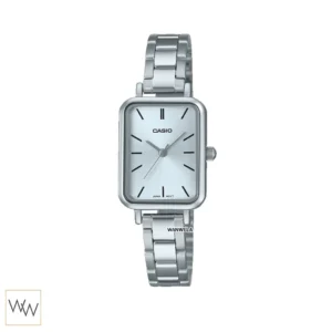นาฬิกา Casio LTP-V009D-2EUDF หน้าปัดสีฟ้าสายสแตนเลสสีเงิน