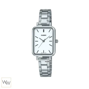 นาฬิกา Casio LTP-V009D-7EUDF หน้าปัดสีขาวสายสแตนเลสสีเงิน