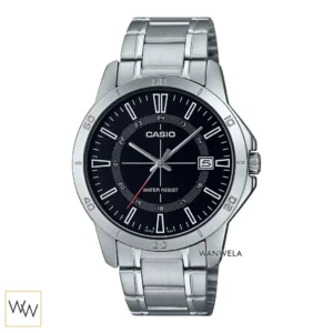นาฬิกา Casio MTP-V004D-1CUDF สีเงินหน้าปัดดำ