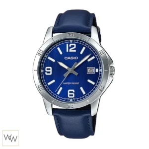 นาฬิกา Casio MTP-V004L-2BUDF สายหนังสีน้ำเงิน
