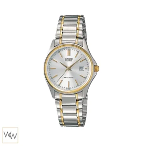 นาฬิกา Casio ผู้หญิง LTP-1183G-7ADF สายสองกษัตริย์ หน้าปัดเงิน
