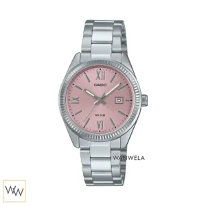นาฬิกา Casio ผู้หญิง LTP-1302DD-4A1VDF หน้าปัดสีชมพู มีช่องบอกวันที่ กันน้ำ 50 เมตร