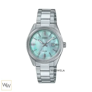 นาฬิกา Casio ผู้หญิง LTP-1302DS-2AVDF หน้าปัดมุก มีช่องบอกวันที่ กันน้ำ 50 เมตร