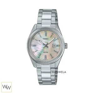 นาฬิกา Casio ผู้หญิง LTP-1302DS-4AVDF หน้าปัดทุกโทนชมพู มีช่องบอกวันที่ กันน้ำ 50 เมตร