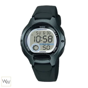 นาฬิกา Casio LW-200-1BVDF ดิจิทัลสีดำ ดีไซน์มินิมอล