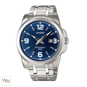 นาฬิกา Casio ผู้ชาย MTP-1314D-2AVDF สายสแตนเลส หน้าปัดสีน้ำเงิน
