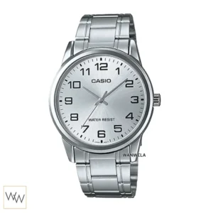 นาฬิกา Casio ผู้ชาย MTP-V001D-7BUDF สายสแตนเลส สีเงิน