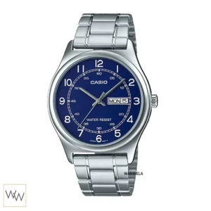 นาฬิกา Casio ผู้ชาย MTP-V006D-2BUDF สายสแตนเลส หน้าปัดน้ำเงินเลขอารบิก