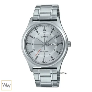 นาฬิกา Casio ผู้ชาย MTP-V006D-7CUDF สายสแตนเลส หน้าปัดเงิน