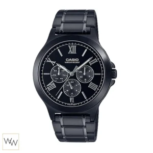 นาฬิกา Casio ผู้ชาย MTP-V300B-1AUDF สายสแตนเลส ดำทั้งเรือน